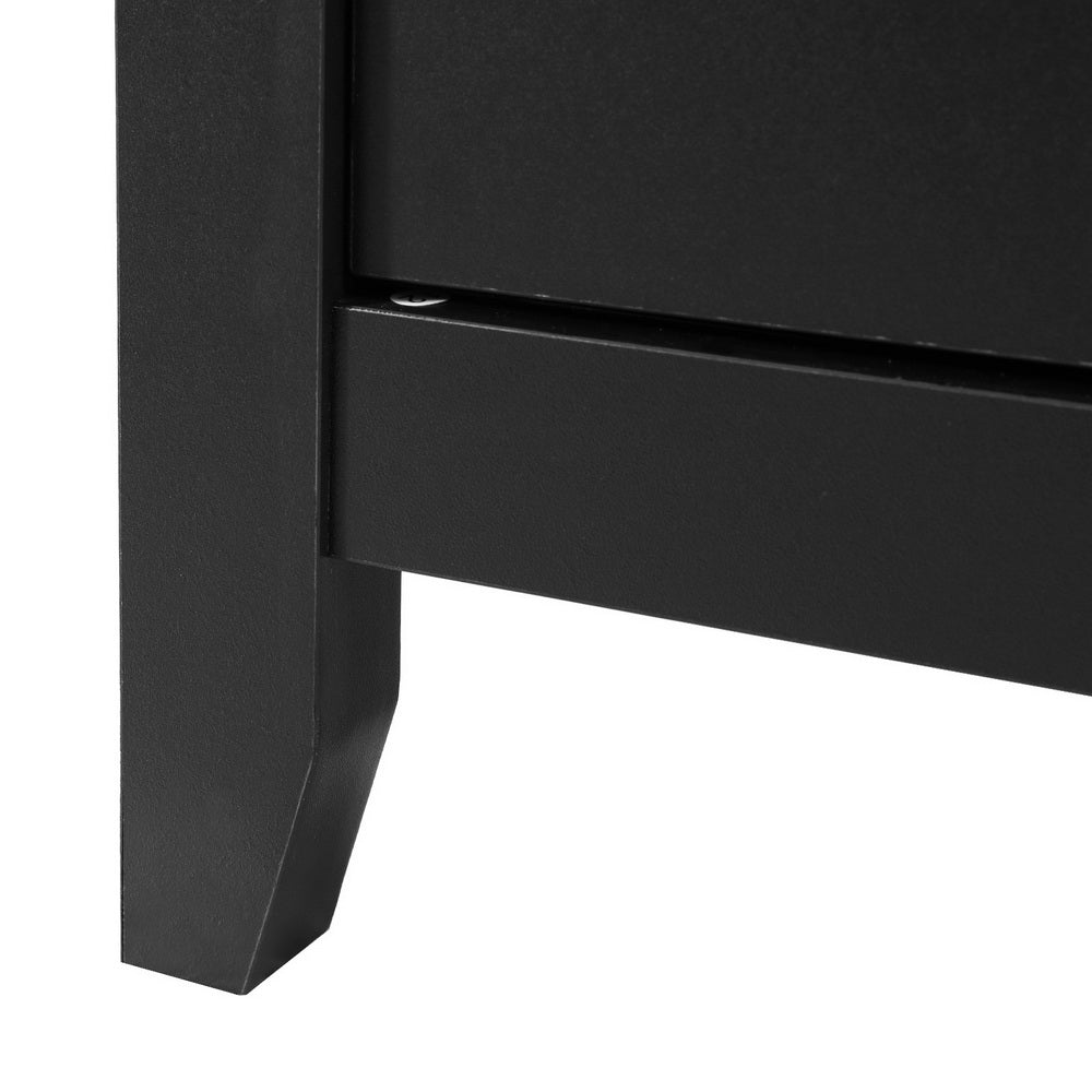 Buffets & Sideboards: Artiss Buffet Sideboard Shelves Double Doors - Black