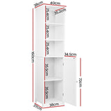 Artiss Bathroom Cabinet Storage 160cm White