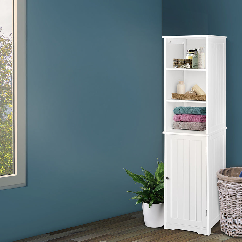 Bathroom Cabinets, Cupboards & Storage: Artiss Bathroom Cabinet Storage 160cm White