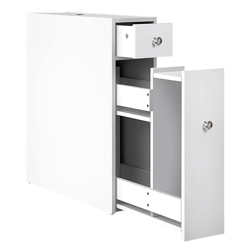 Bathroom Cabinets, Cupboards & Storage: Artiss Bathroom Storage Cabinet Tissue Holder