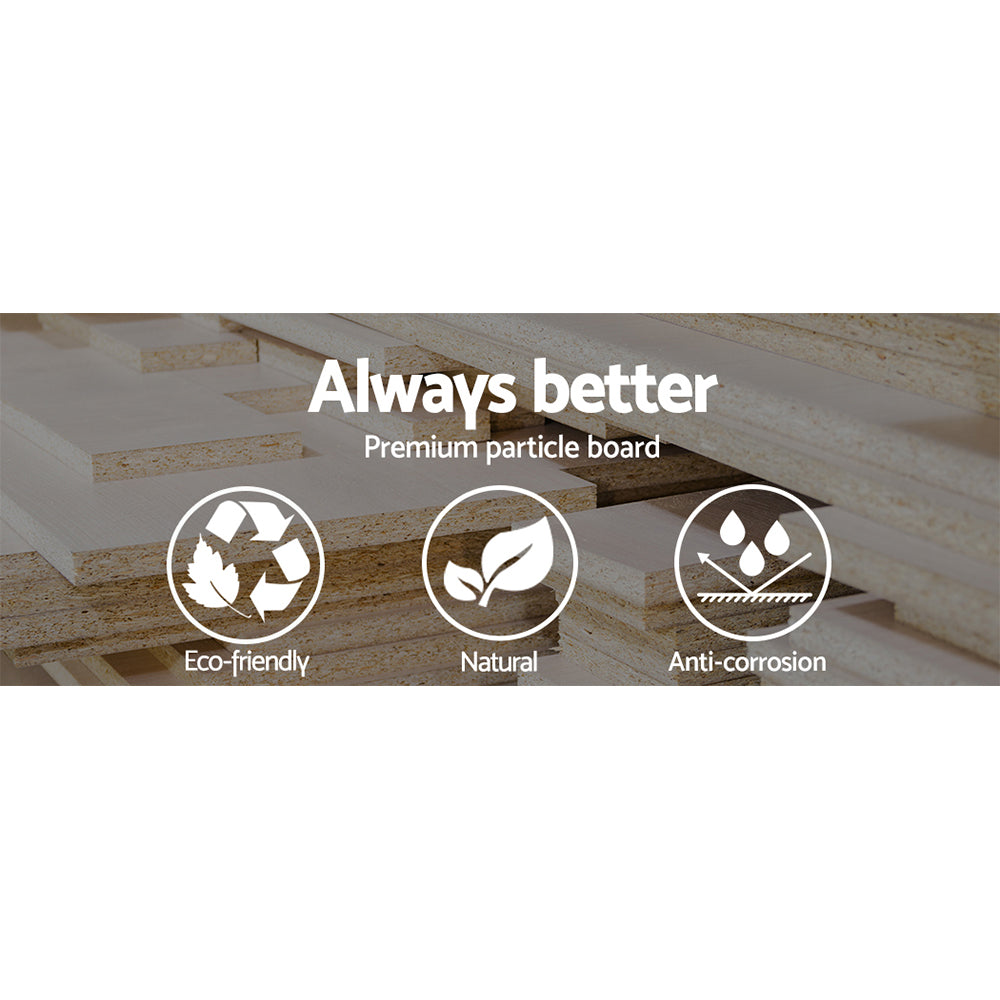 TV Units: Artiss TV Cabinet Entertainment Unit 180cm Oak White Gary