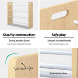 Kid's Bookcases & Shelves: Keezi Kids Toy Box 12 Bins Bookshelf Organiser Children Storage Rack