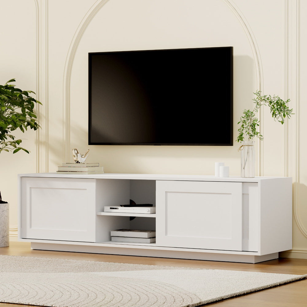 TV Units: Artiss TV Unit Entertainment Unit Storage Cabinet 160cm White