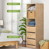 Dressers: Artiss 3 Chest of Drawers Tallboy Cabinet Pine
