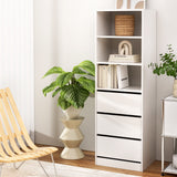 Dressers: Artiss 3 Chest of Drawers Tallboy Cabinet White