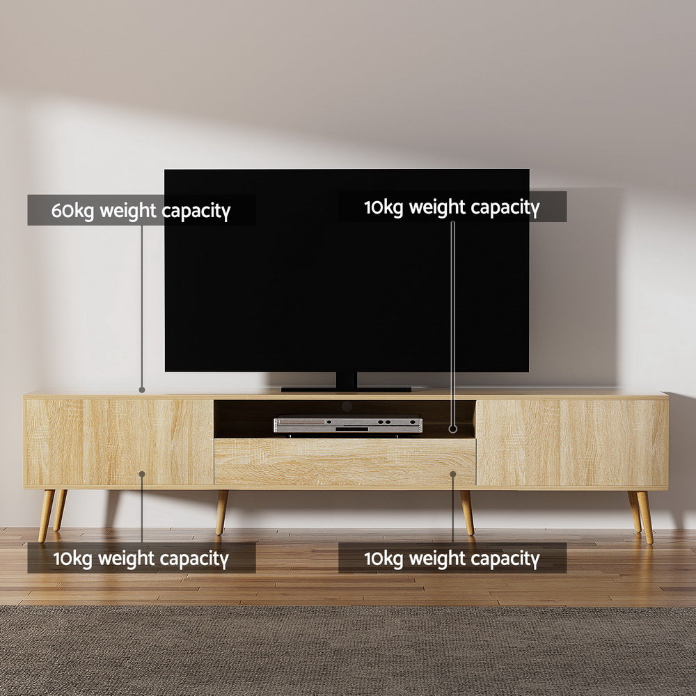 TV Units: Artiss Entertainment Unit Alex TV Cabinet Storage Drawers 200CM