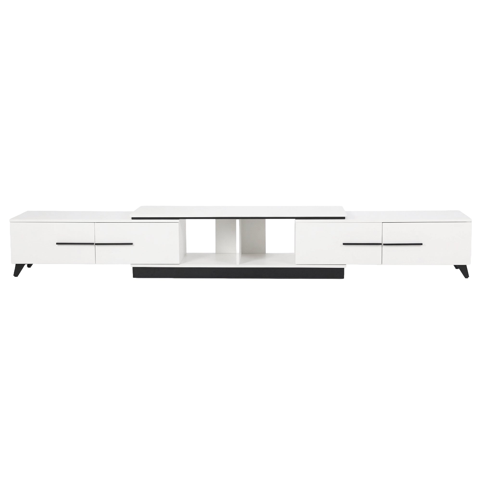 Artiss Extendable TV Cabinet Entertainment Unit Stand White