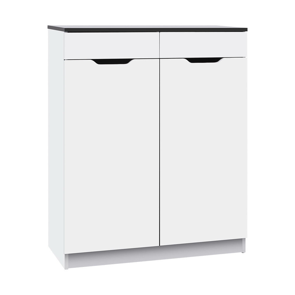 Shoe Storage: Artiss Shoe Rack Cabinet 30 Pairs White Eve