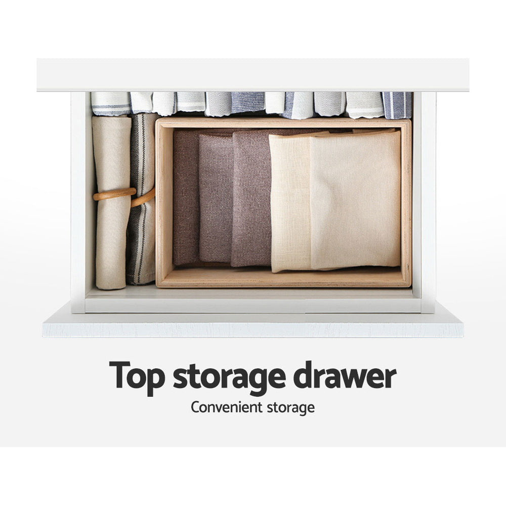 Shoe Storage: Artiss Shoe Rack Cabinet 24 Pairs White Luna