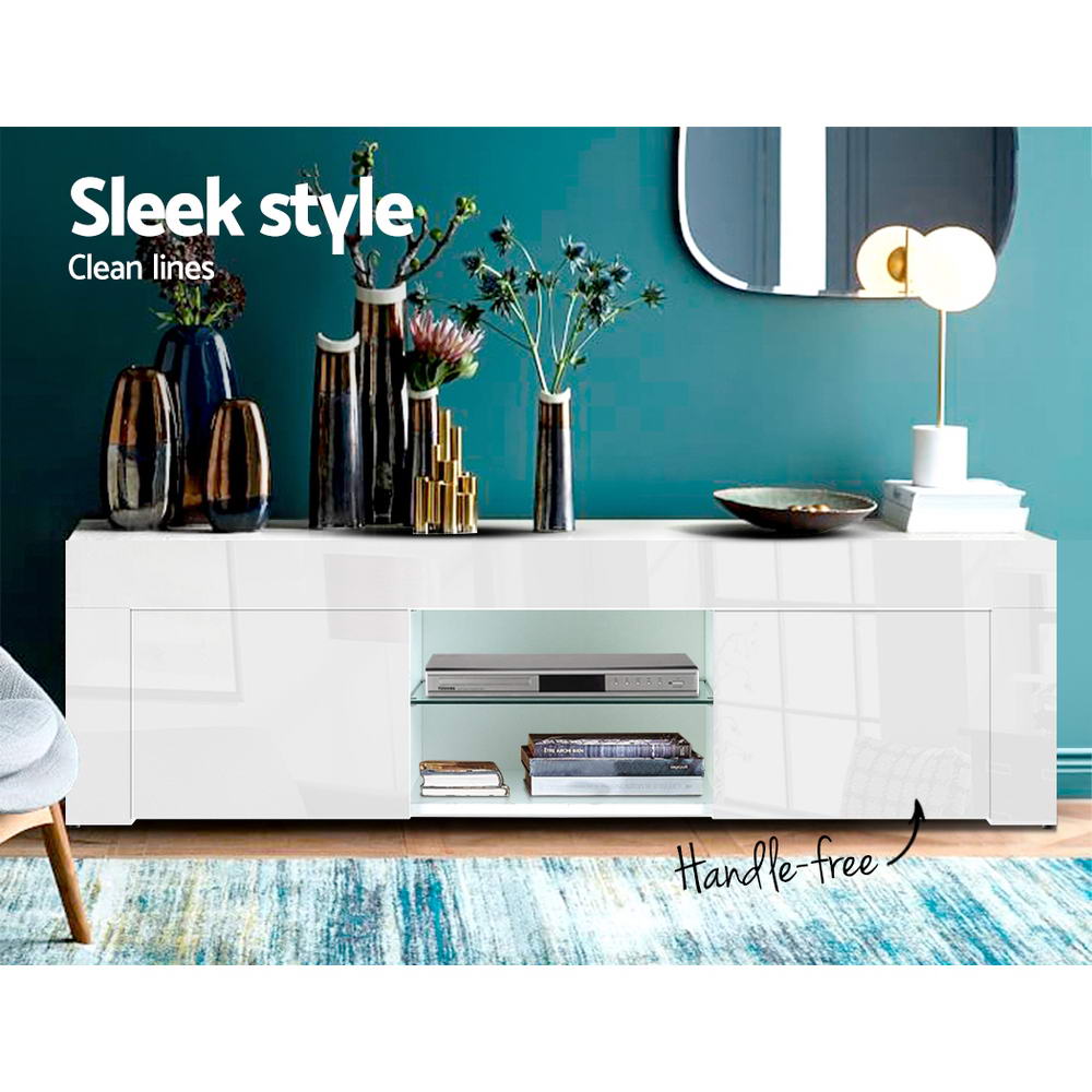 TV Units: Artiss Entertainment Unit TV Cabinet 130cm White Ivan