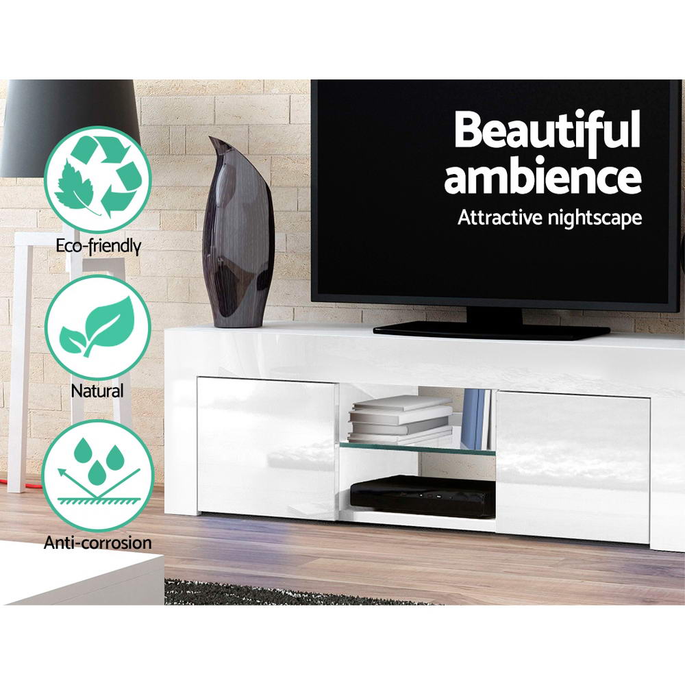 TV Units: Artiss Entertainment Unit TV Cabinet 130cm White Ivan