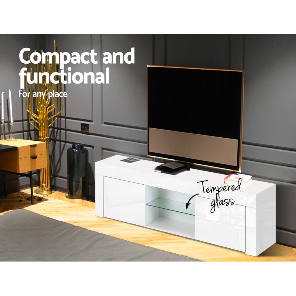 TV Units: Artiss Entertainment Unit TV Cabinet 130cm White Ivan