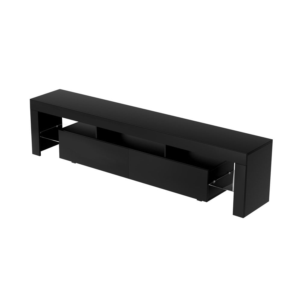 TV Units: Artiss TV Cabinet Entertainment Unit Stand RGB LED Gloss Furniture 200cm Black