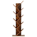 Artiss Tree Bookshelf 9 Tiers Walnut