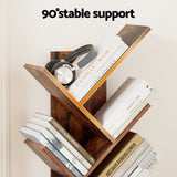 Artiss Tree Bookshelf 9 Tiers Walnut