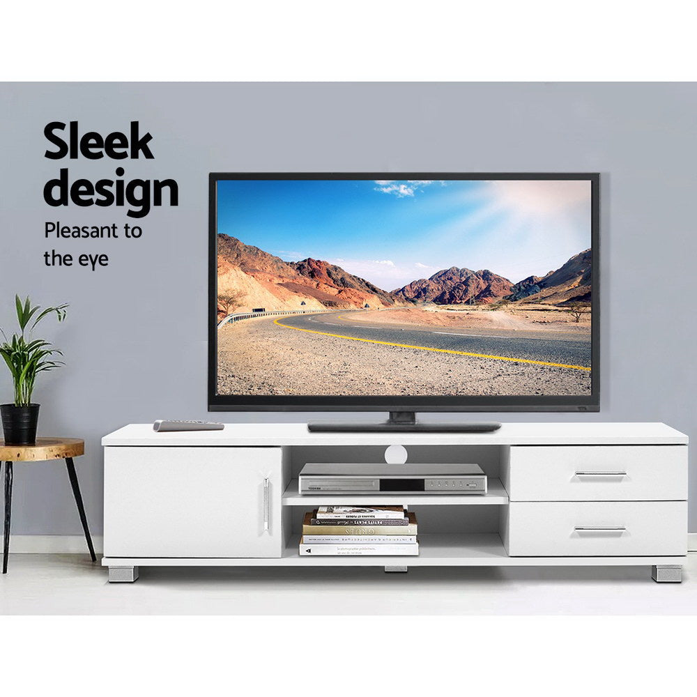 TV Units: Artiss Entertainment Unit TV Cabinet 120cm White Dylan