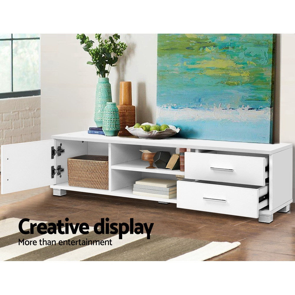 TV Units: Artiss Entertainment Unit TV Cabinet 120cm White Dylan