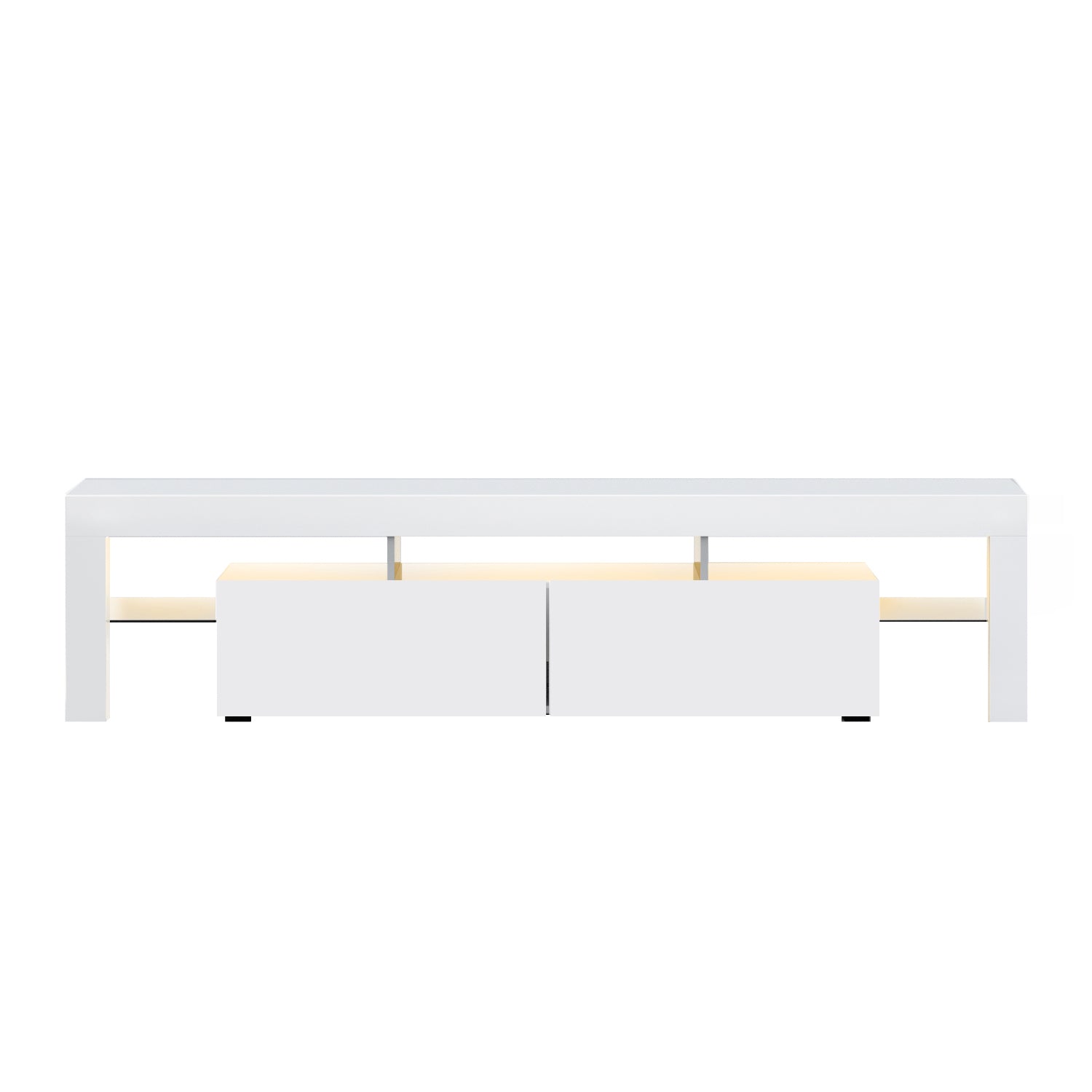 TV Units: Artiss Entertainment Unit TV Cabinet LED 189cm White Elo