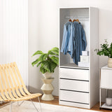 Artiss Wardrobe Clothes Closet Storage Organizer White