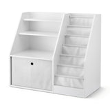 Kid's Bookcases & Shelves: Keezi Kids Bookshelf Children Bookcase Organizer Storage Rack Display Drawer White
