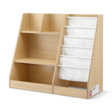Kid's Bookcases & Shelves: Keezi Kids Bookshelf Wood Bookcase Children Storage Rack Display Shelves Holder