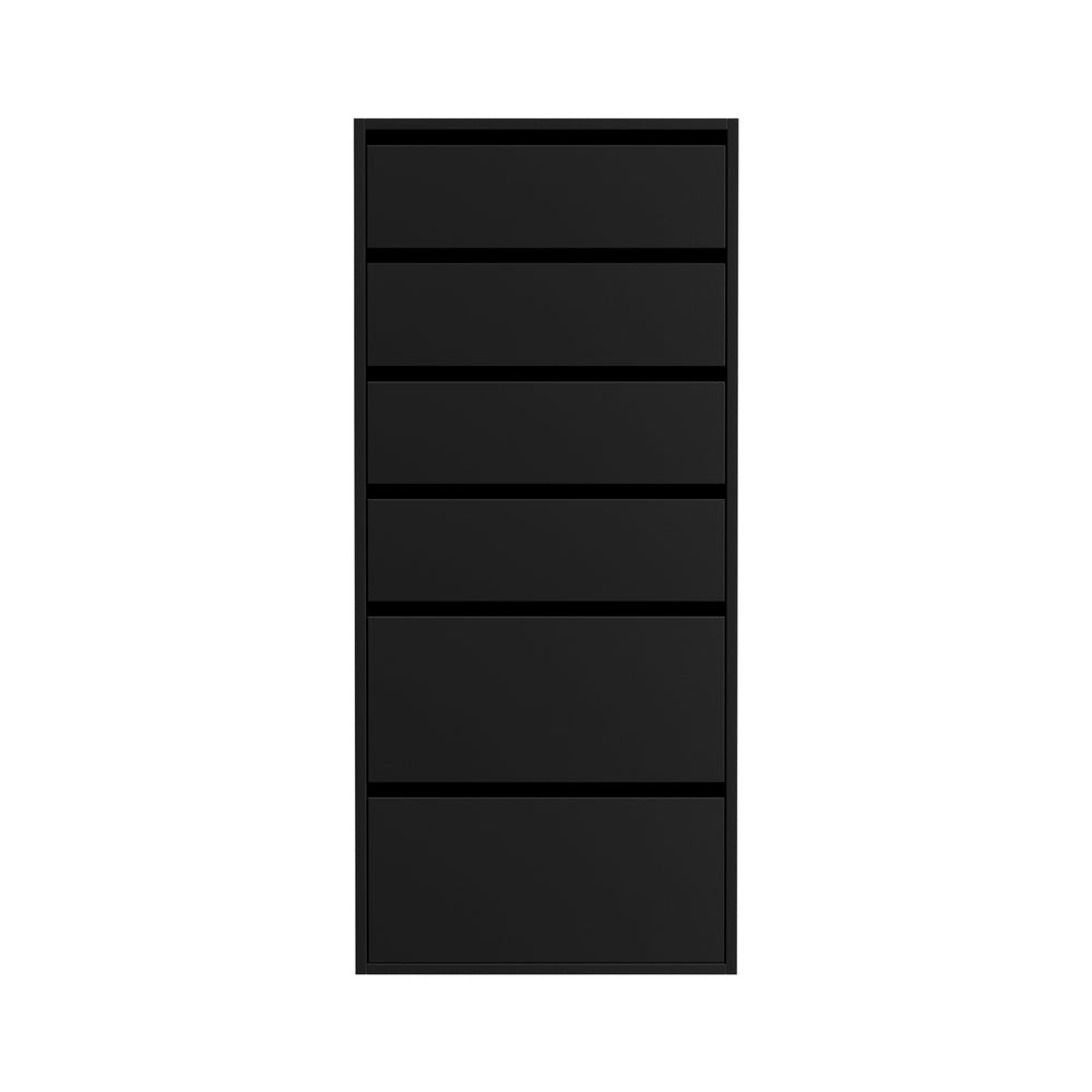 Dressers: Artiss 6 Chest of Drawers Dresser Tallboy Black