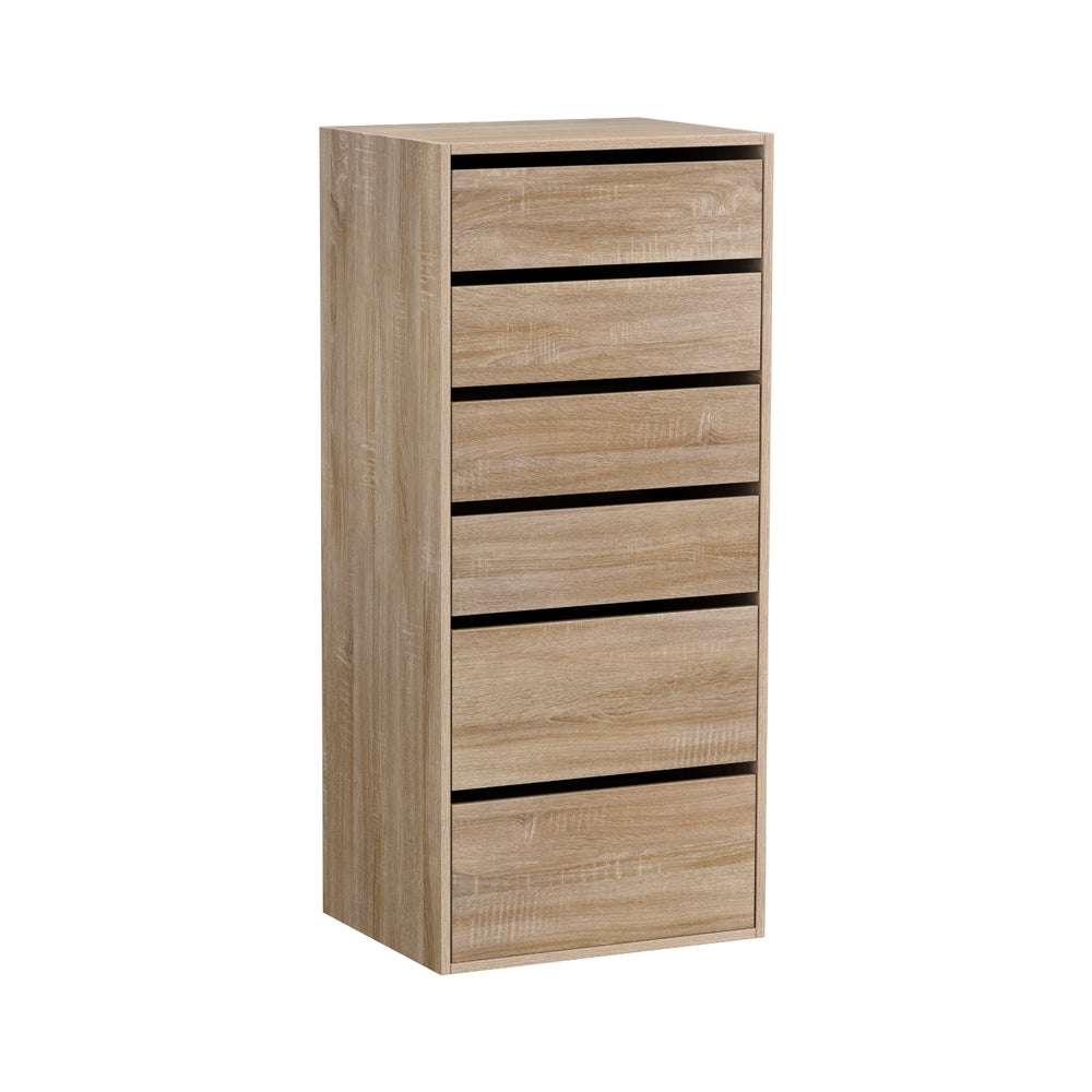 Dressers: Artiss 6 Chest of Drawers Dresser Tallboy Pine
