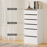 Dressers: Artiss 6 Chest of Drawers Dresser Tallboy White