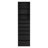 Dressers: Artiss 6 Chest of Drawers Tallboy Cabinet Black