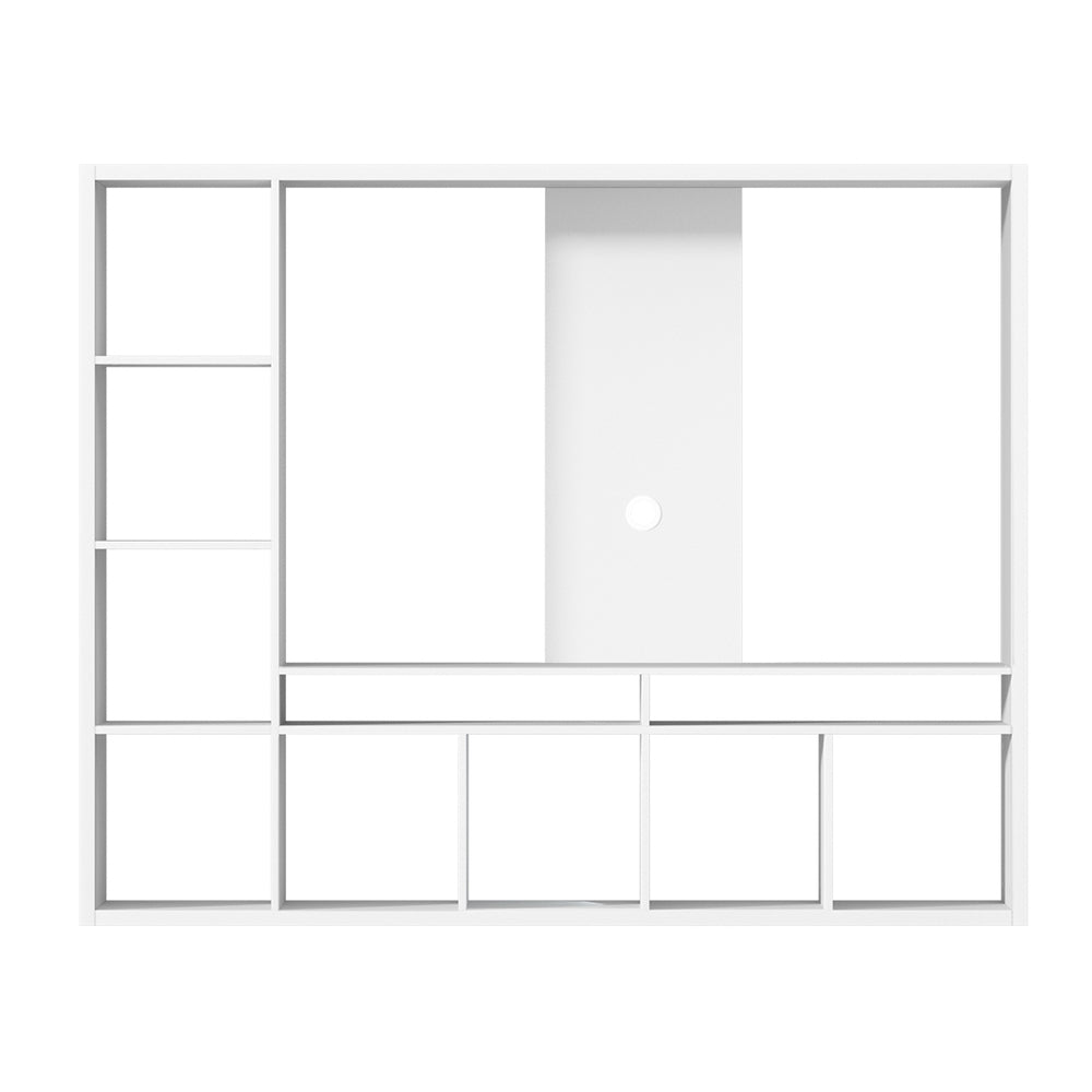 TV Units: Artiss Entertainment Center Unit TV Stand TV Cabinet Open Shelves 183CM White