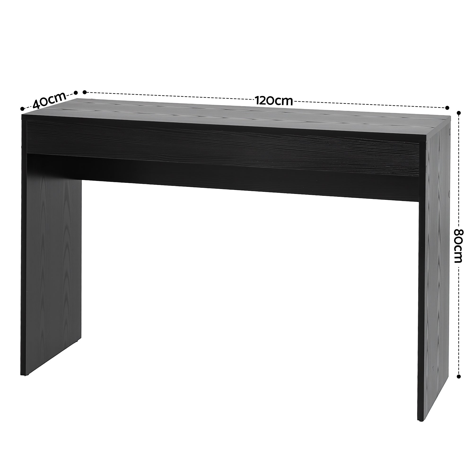Side Tables: Artiss Console Table Hallway Sofa Entryway Entrance 120CM Black