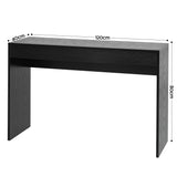 Side Tables: Artiss Console Table Hallway Sofa Entryway Entrance 120CM Black