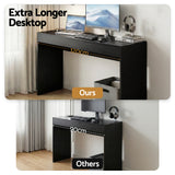 Side Tables: Artiss Console Table Hallway Sofa Entryway Entrance 120CM Black