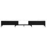TV Units: Artiss TV Cabinet Entertainment Unit Stand Extendable Black