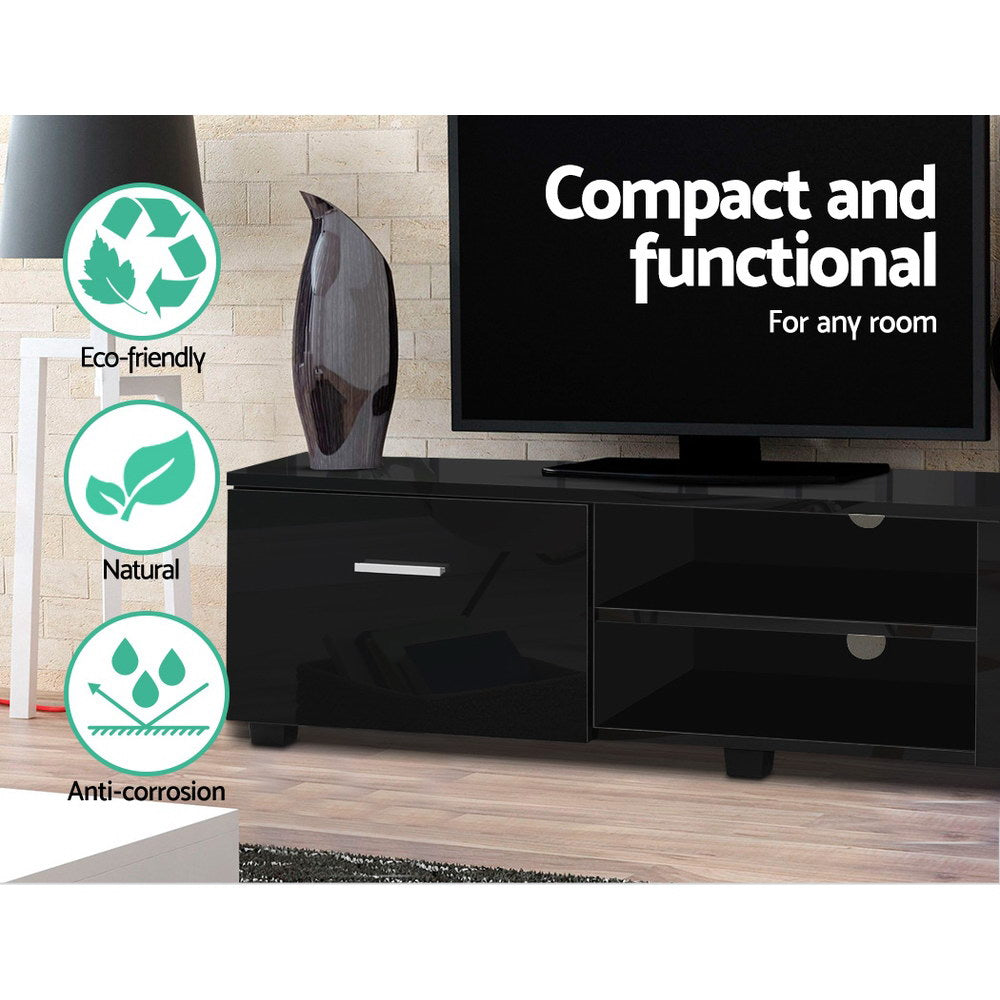 TV Units: Artiss Entertainment Unit TV Cabinet 140cm Black Jim