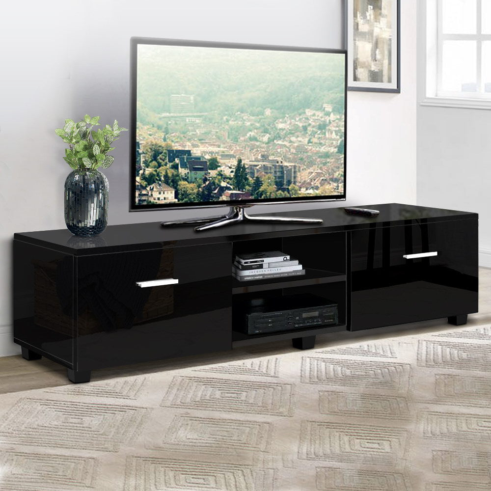 TV Units: Artiss Entertainment Unit TV Cabinet 140cm Black Jim