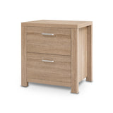 Bedside Tables: Artiss Bedside Table 2 Drawers - MAXI Pine