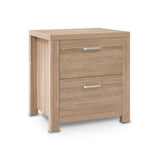 Bedside Tables: Artiss Bedside Table 2 Drawers - MAXI Pine