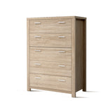 Artiss 5 Chest of Drawers - MAXI Pine
