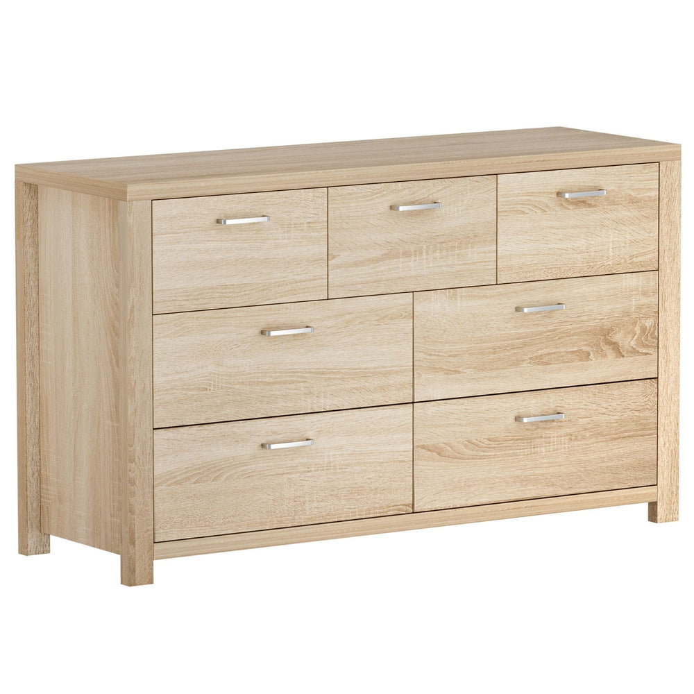 Dressers: Artiss 7 Chest of Drawers - MAXI Pine
