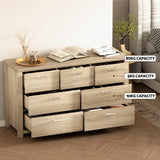 Dressers: Artiss 7 Chest of Drawers - MAXI Pine