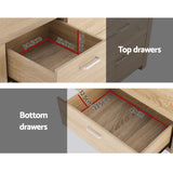 Dressers: Artiss 7 Chest of Drawers - MAXI Pine