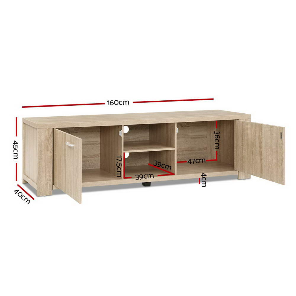 TV Units: Artiss TV Cabinet Entertainment Unit 160cm Pine Maxi