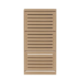 Artiss Shoe Cabinet Storage Drawer 45 Pairs Pine