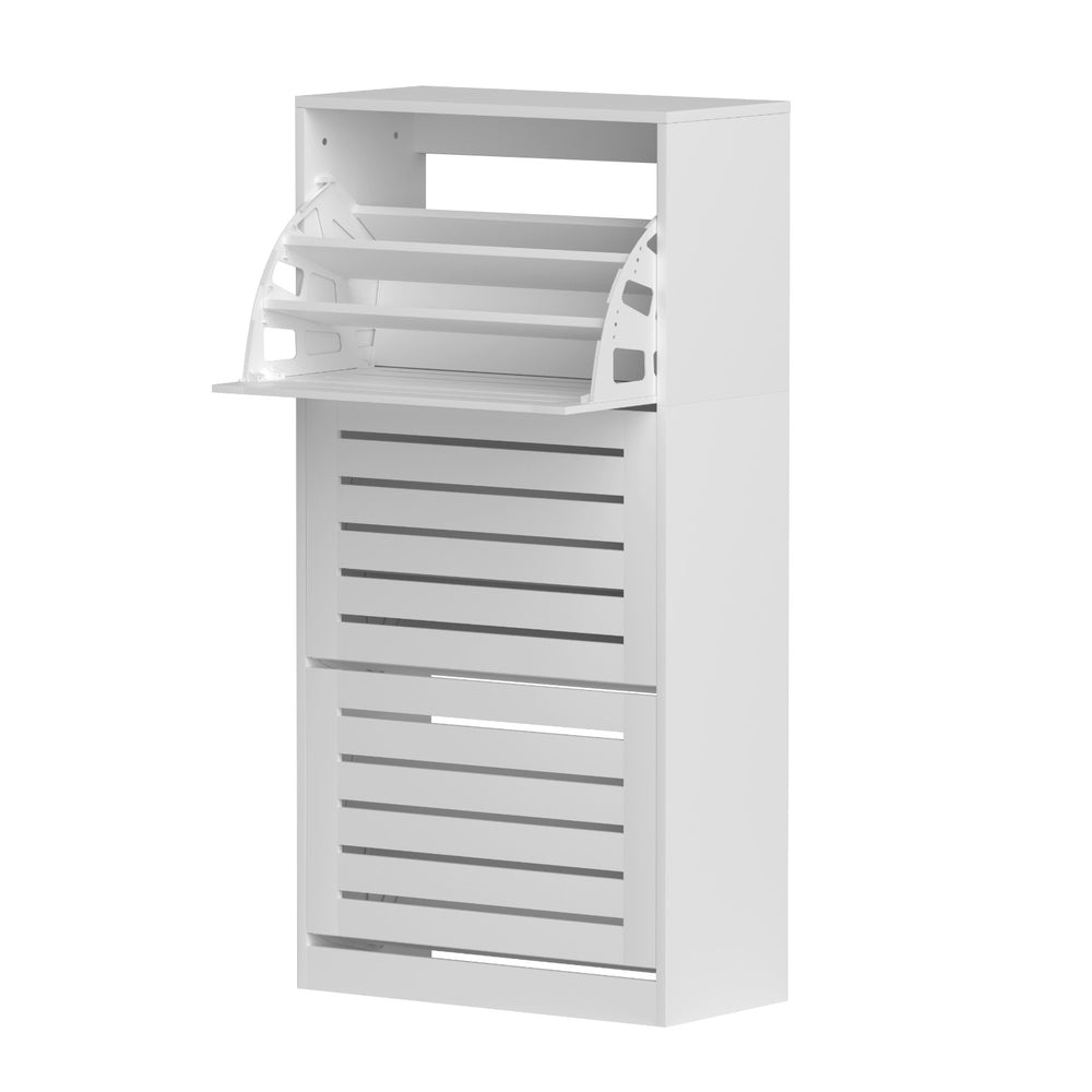 Shoe Storage: Artiss Shoe Cabinet Storage Drawer 45 Pairs White