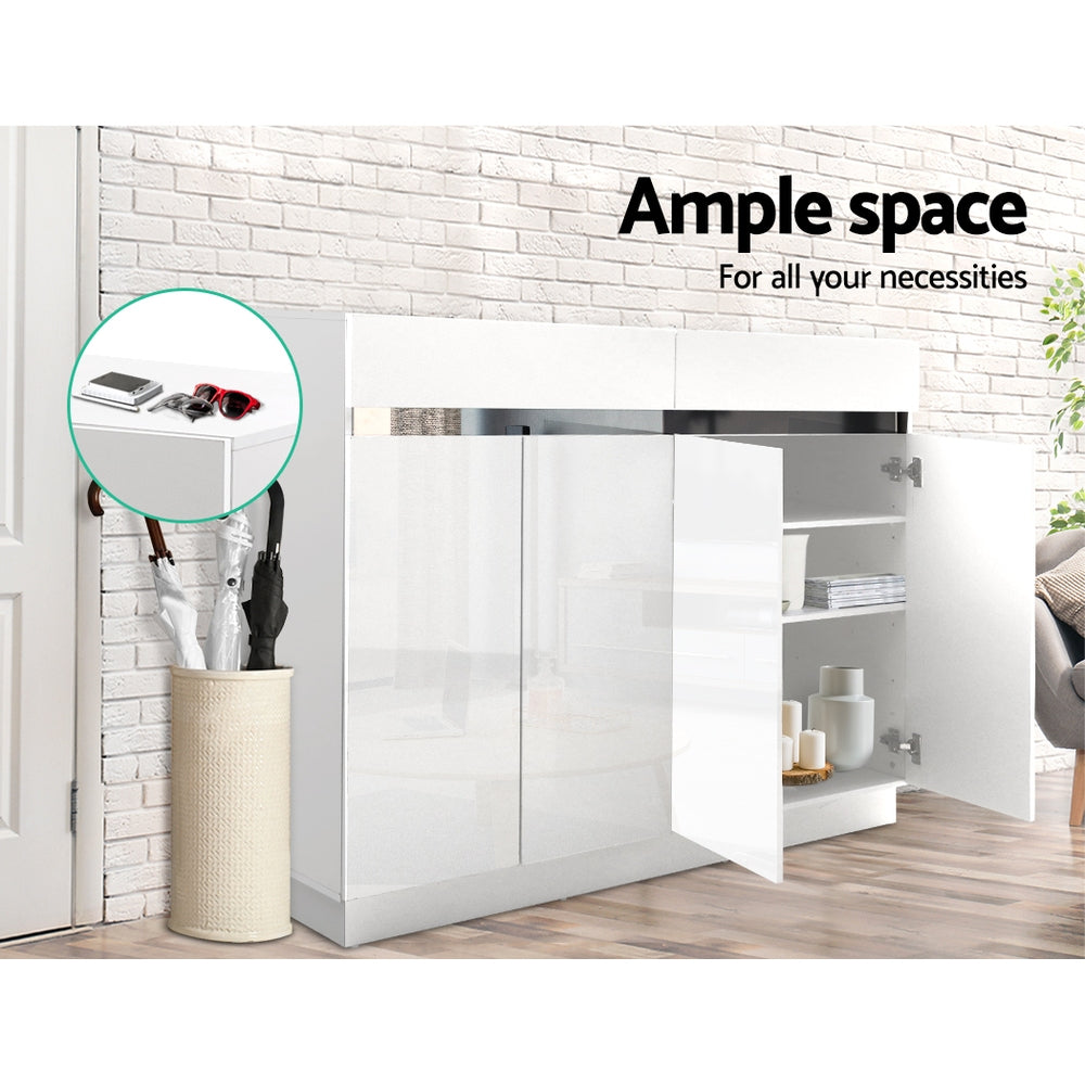 Shoe Storage: Artiss Shoe Rack Cabinet Storage Cupboard 24 Pairs - Lydia