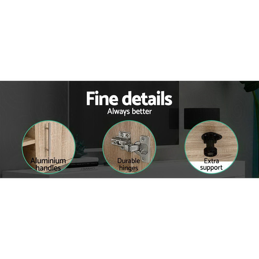 TV Units: Artiss TV Cabinet Entertainment Unit 140cm Oak Ken