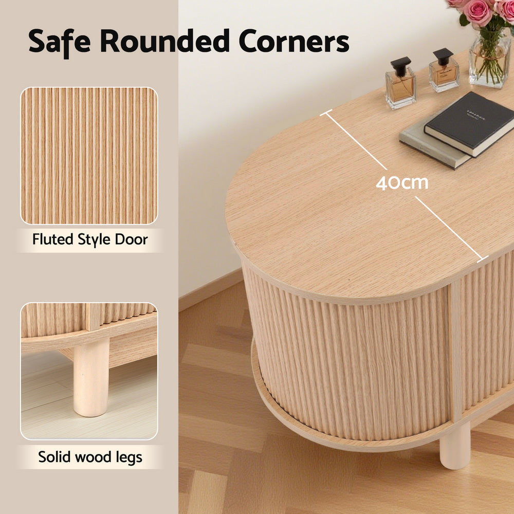 TV Units: Artiss TV Unit Entertainment Unit Storage Cabinet 160cm Pine