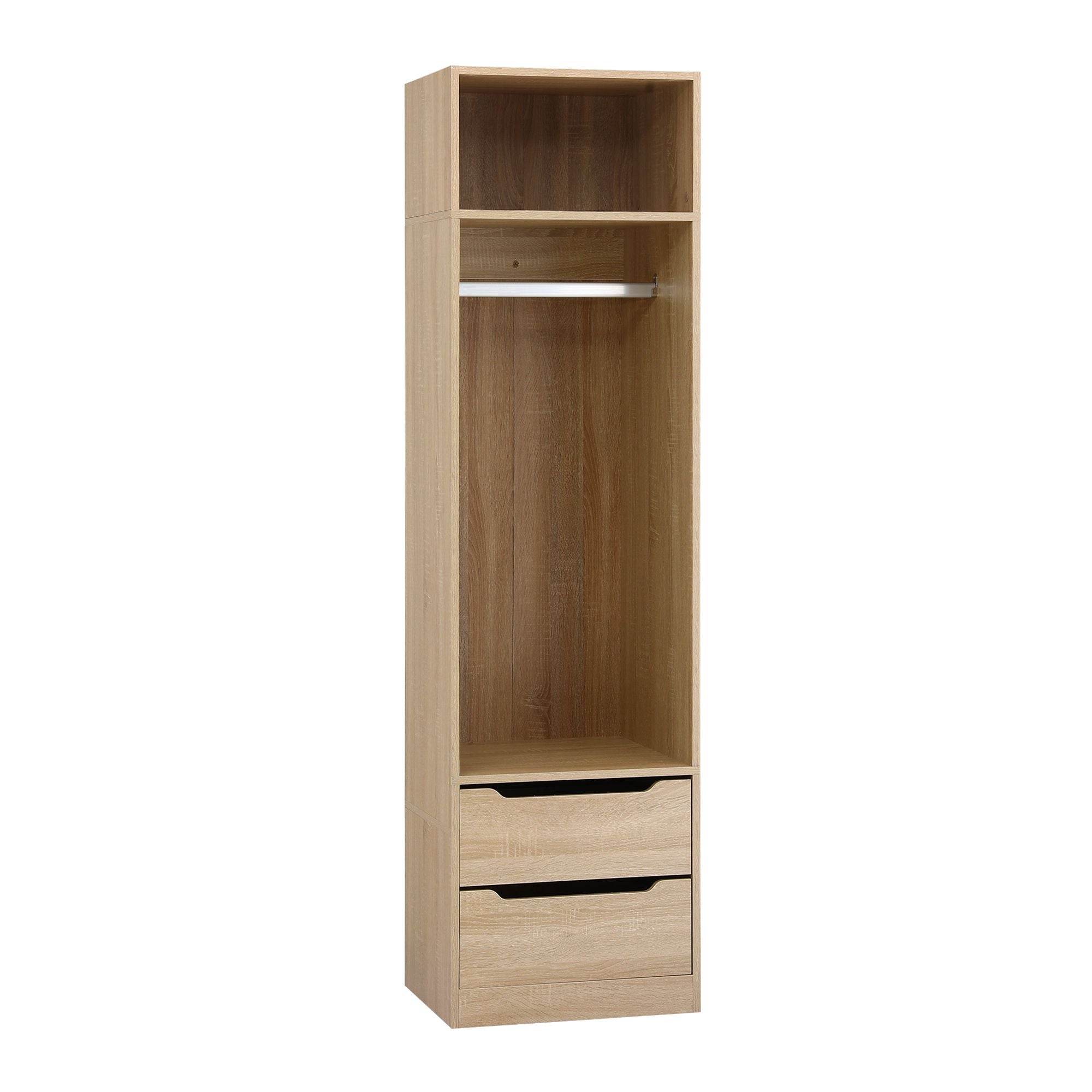 Artiss Wardrobe Clothes Closet Storage Organizer Pine
