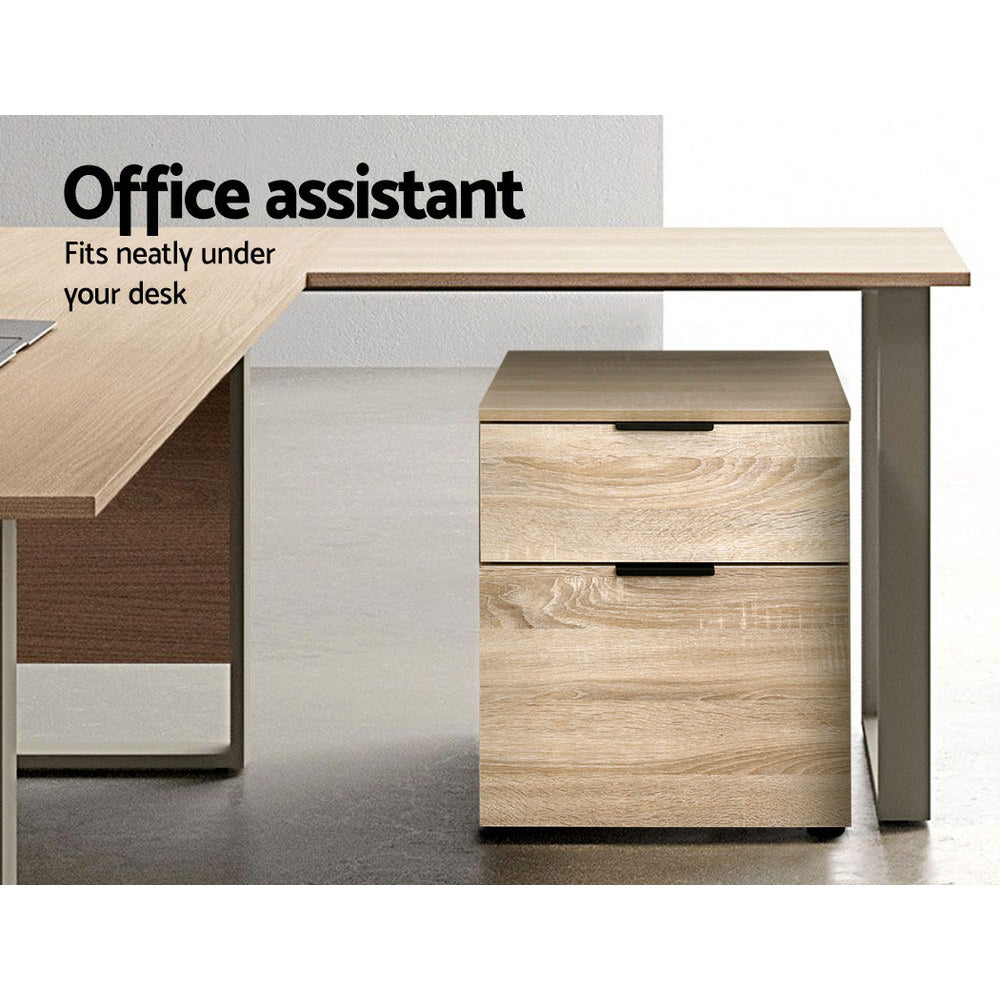 Filing & Organisation: Artiss Filing Cabinet 2 Drawer Office Storage Organiser